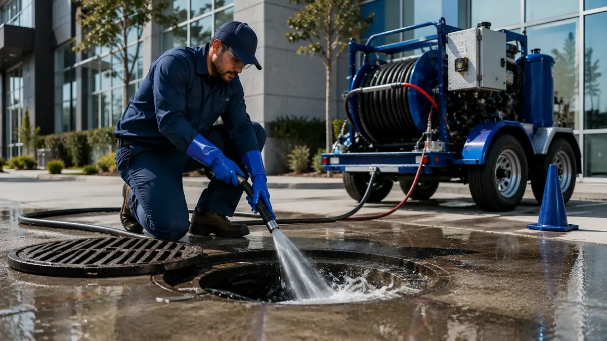 Commercial Hydro Jet Drain Cleaning in Perris