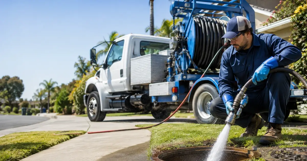 Hydro jet sewer cleaning Perris