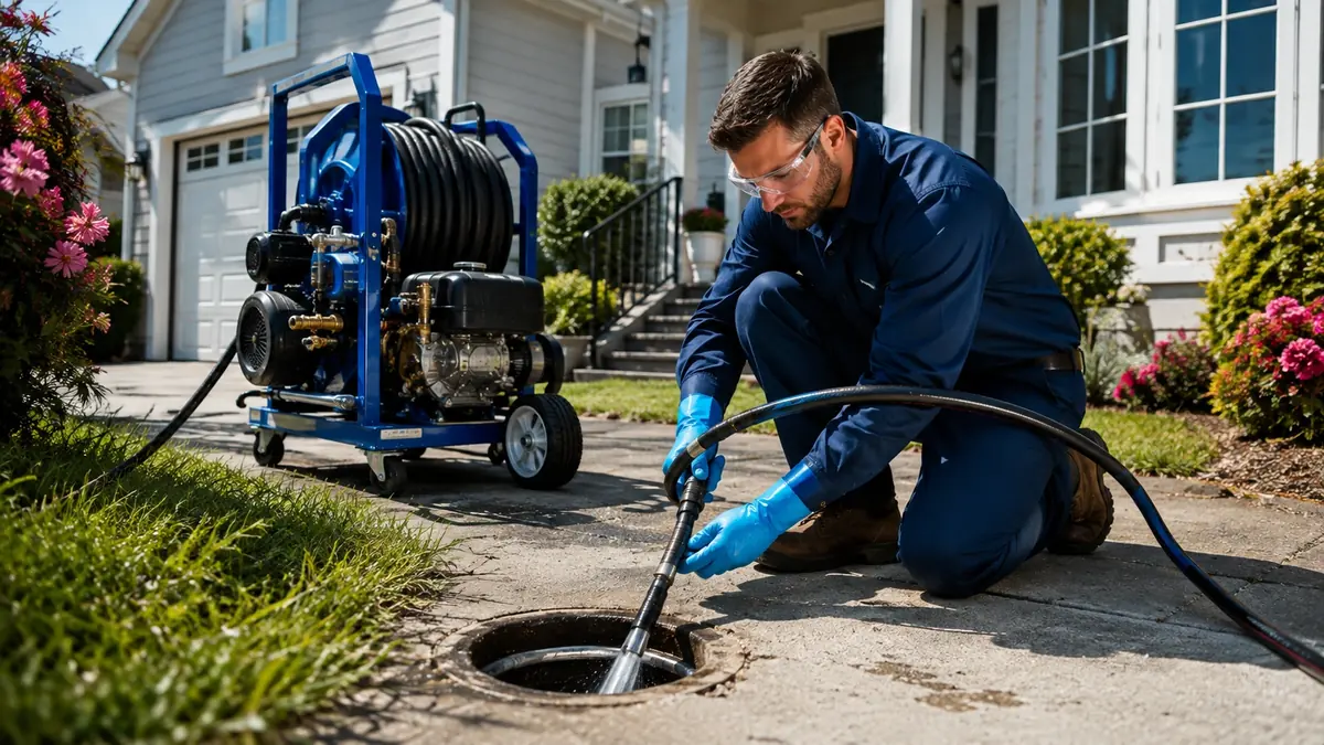 Residential Hydro Jet Drain Cleaning in Perris