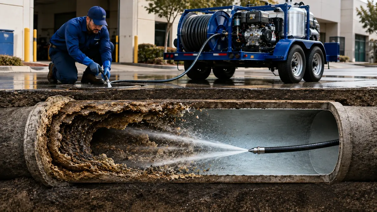 Sewer Pipe Descaling in Perris